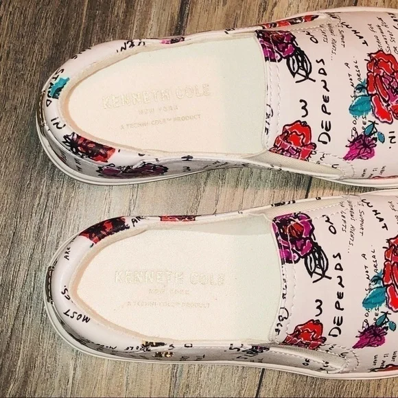 NWOB Kenneth Cole Floral Mara Slip-On Sneakers - Picture 3 of 12